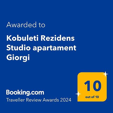 Kobuleti Rezidens Studio Apartament Giorgi Lägenhet Exteriör bild